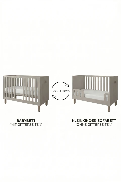 Babybett 2-in-1 Bebella