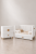 Babyzimmer Set 2-teilig mit Babybett 120x60 cm und Wickelkommode – Bebella Weiss