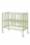 Babybett & Beistellbett BeNino 100x50 cm, 10-fach höhenverstellbar – Salbeigrün