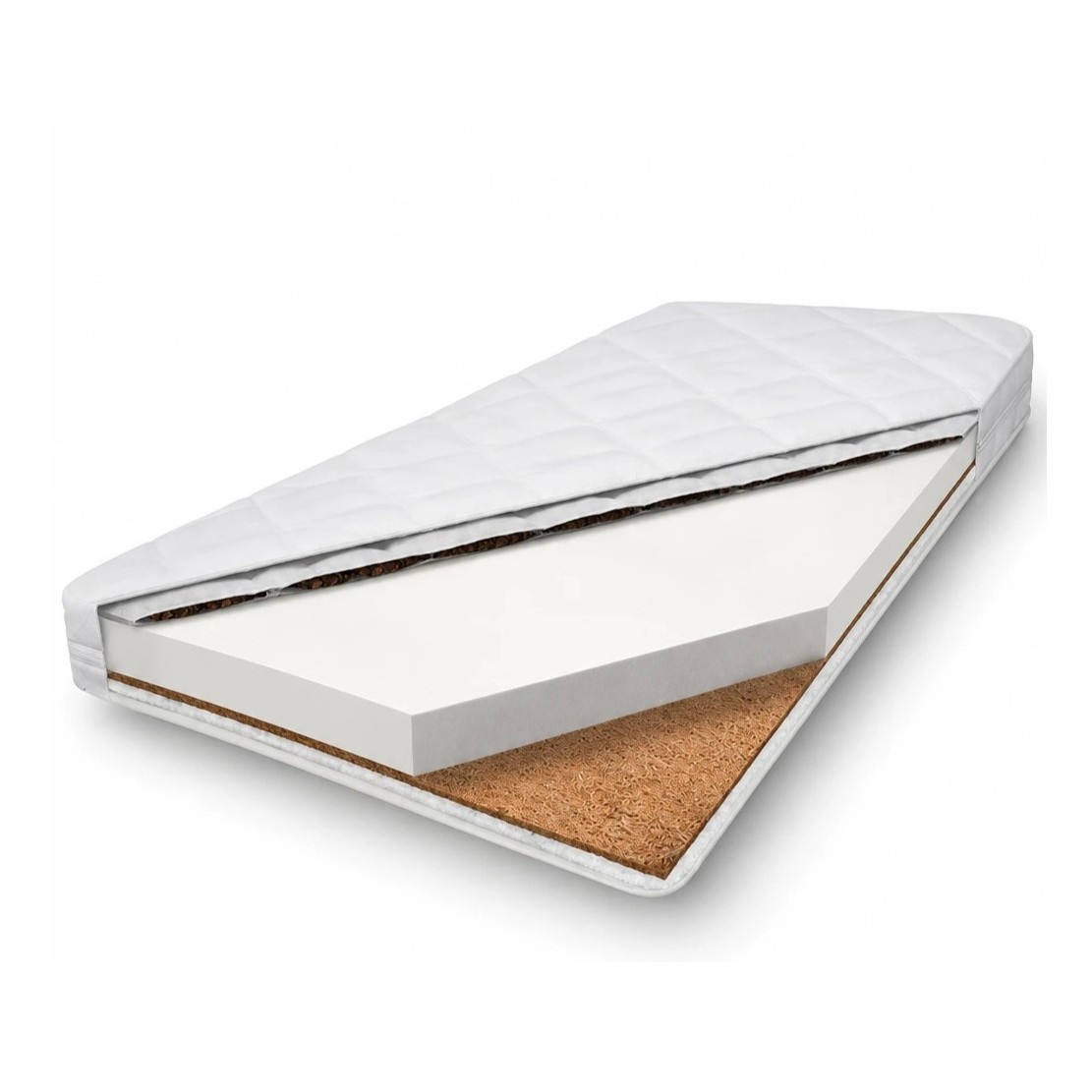 Buchweizen-Schaum-Kokos-Matratze 160x80 cm für Kinderbett